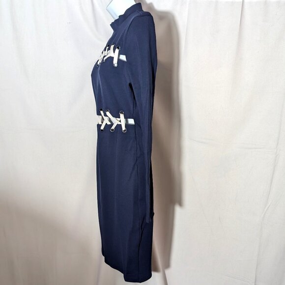 GUESS LOS ANGELES Bodycon CUT OUT Dress Sz S Long Sleeves NIGHT OUT FORMAL A GEM - Picture 5 of 11